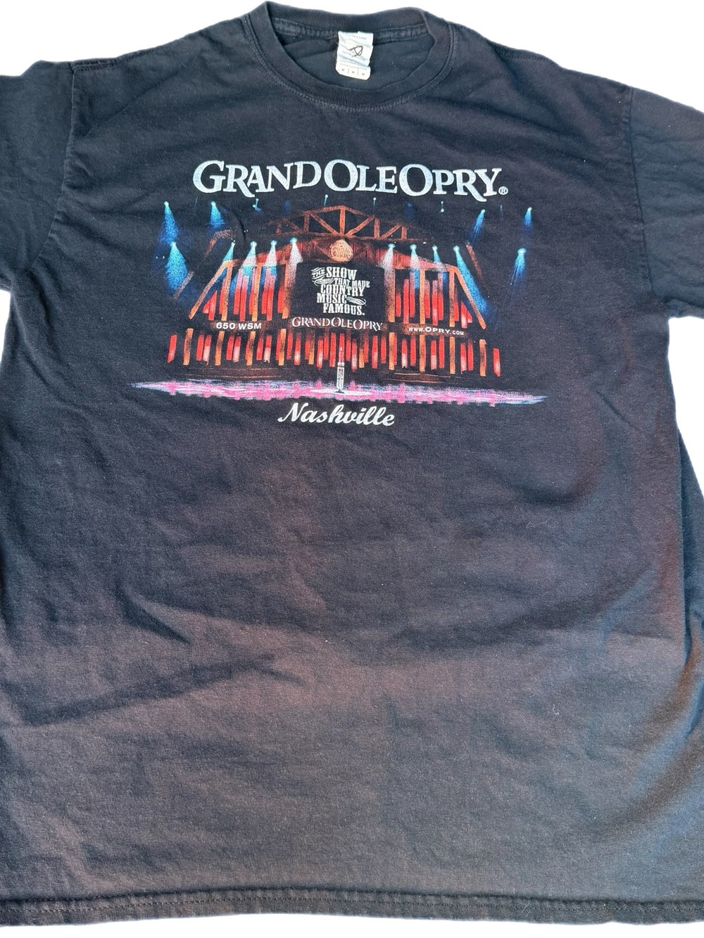 Gildan Black Grand Ole Opry Stage Graphic Tee